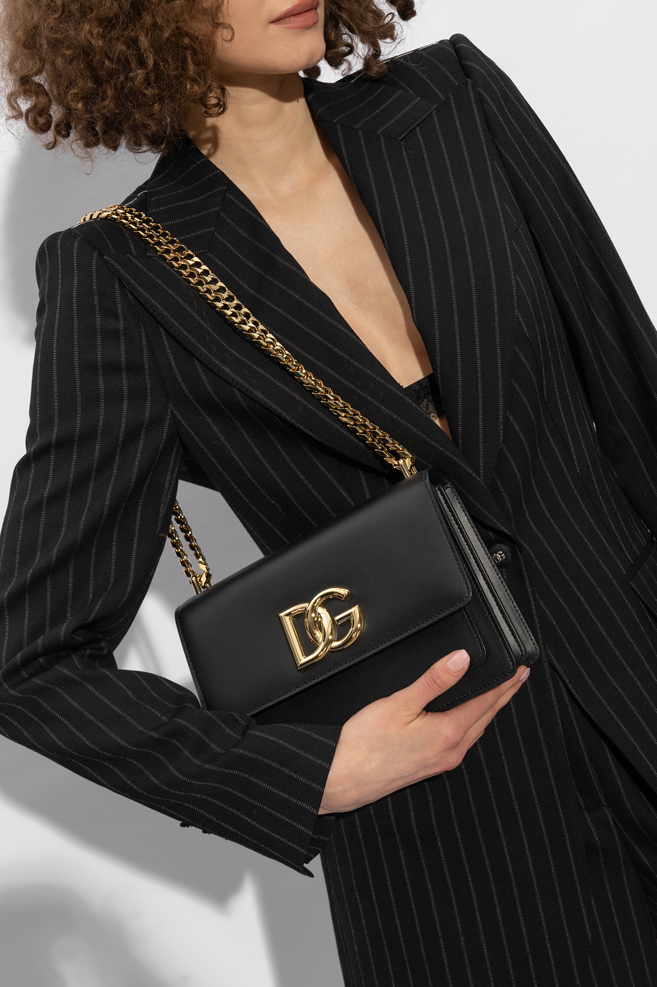 DOLCE & GABBANA テホションハックルヘルト BE1316AK861 80999 Dolce & Gabbana Padlock Top Handle Leather Bag | eBay